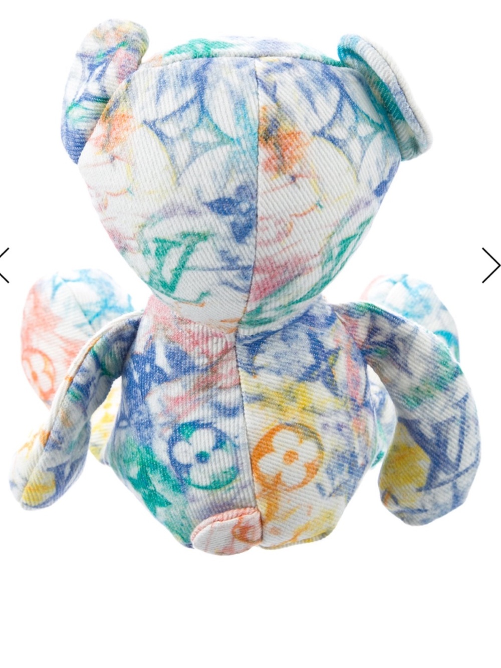 Limited Edition Louis Vuitton Virgil Abloh for UNICEF 2021 Monogram Doudou Bear - Picture 4 of 10